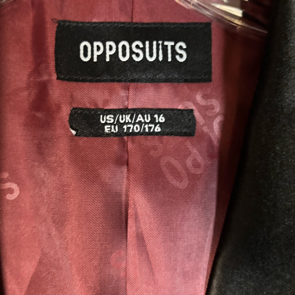 Boys Opposuits Black‎ Suit Jacket and Pants Set - Picture 6 of 12